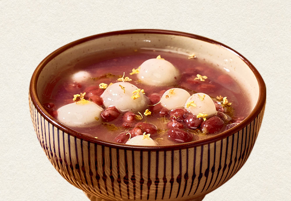 红豆藕粉小圆子